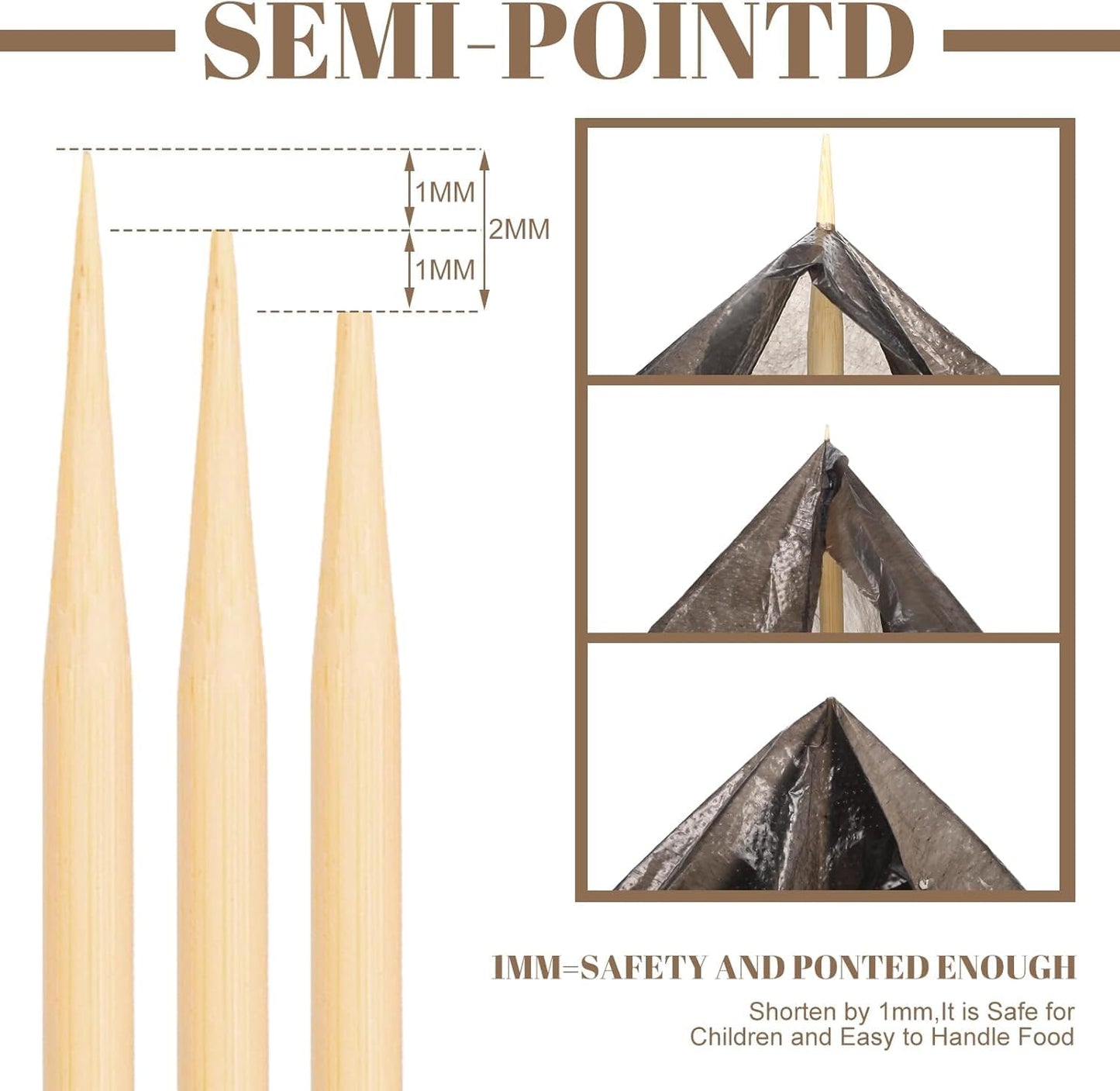 150PCS Marshmallow Roasting Sticks,30 Inch Marshmallow Sticks for Fire Pit 5mm Thick Bamboo Skewers for Smores Roaster Barbecue Grilling Campfire Kebab