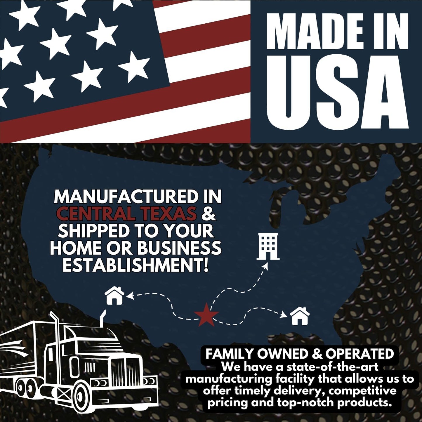 Heavy-Duty Outdoor Bench Thermoplastic Coated, Punched Steel, Commercial-Grade Garden Bench, Made in America (Portable with Back, 6 Ft, Textured Light Blue)